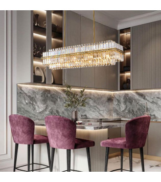 5550/L1200*280 Brushed brass